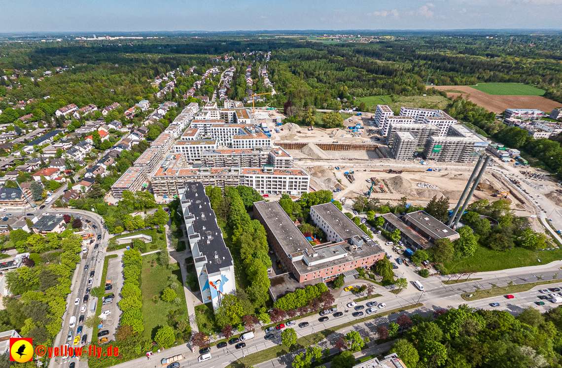 09.05.2023 - Baustelle Alexisquartier und Pandion Verde in Neuperlach